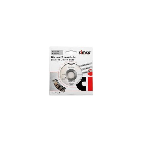Cimco Diamanttrennscheibe D 115mm 20 8708 (208708) afbeelding 1