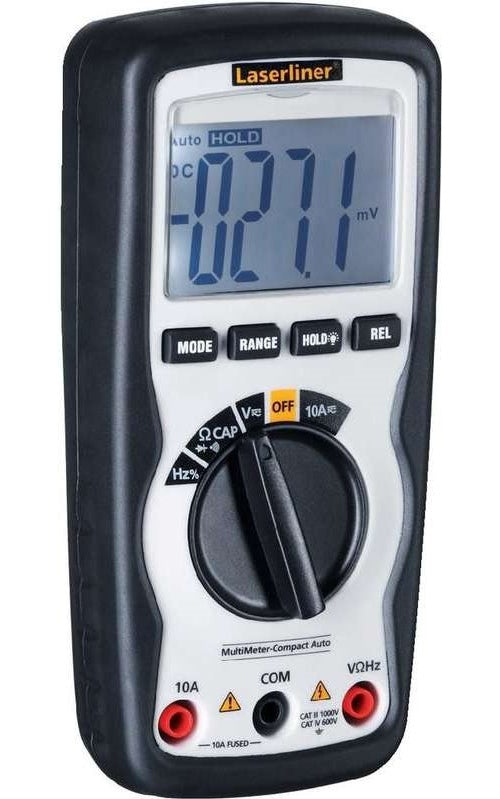LASERLINER Hand-Multimeter digital MultiMeter-Compact Auto CAT IV 600 V Anzeige (Counts): 4000 (083.034A) afbeelding 1