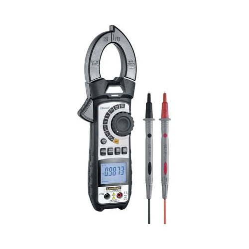 Laserliner ClampMeter XP. Typ: Elektronisch, Anwendung: Demestisch, Messfunktionen: Power current, Power frequency, Spannung. Nennstrom: 10 A. Breite: 76 mm, Tiefe: 230 mm, Höhe: 40 mm (083.043A) afbeelding 1