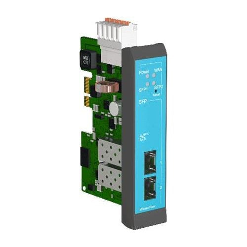 INSYS MRcard Fiber plug-in-card 2xGigabit SFP 2xdig.in (10022271) afbeelding 1