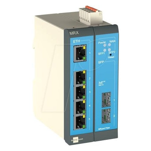 Insys icom MRX MRX2 Fiber - - Router - 5-Port-Switch (10024455) afbeelding 1