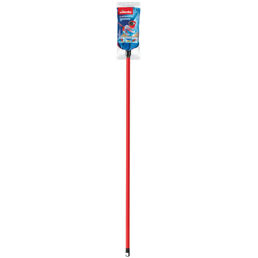 Vileda Supermocio 3Action Mop Red/Blue