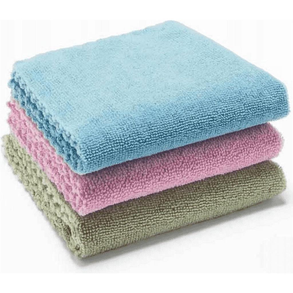 Vileda 100% Recycled Microfiber Cloths 3 Pieces