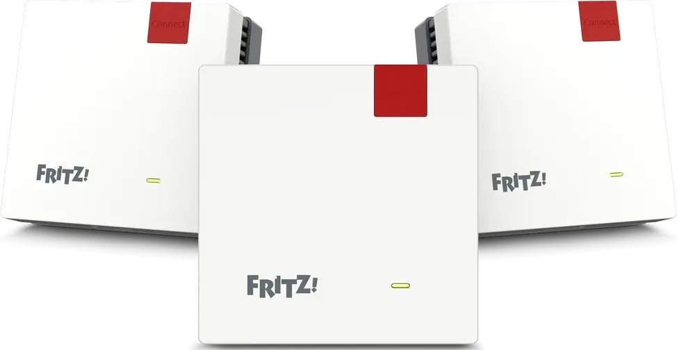 FRITZ! WiFi 7 Repeater Mesh Set 1700 3er-Set International bis 3600 MBit/s Mesh WLAN - 4023125031298 - afbeelding 1