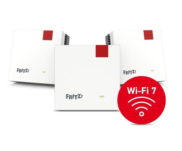 FRITZ!Mesh Set 1700 3er-Set - Für bestes WLAN überall - ideal für Haushalte mit 5-7 Räumen  (20003133) afbeelding 1