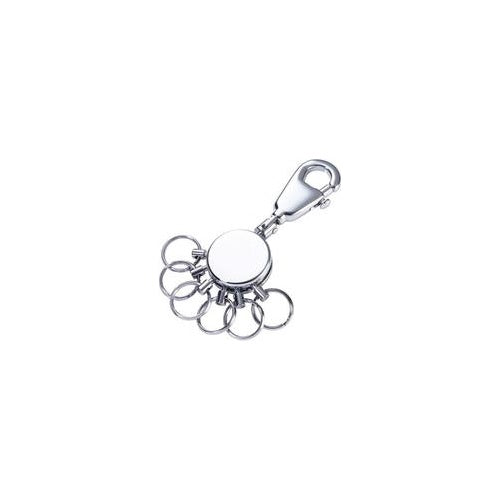 TROIKA Schlüsselanhänger PATENT silber (KYR60/CH) afbeelding 1