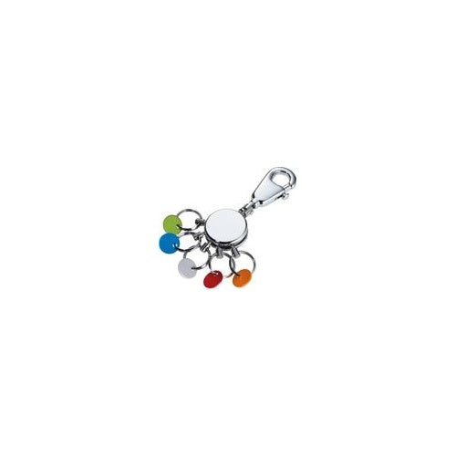 TROIKA Schlüsselanhänger PATENT/Colour glänzend mehrfarbig (KYR61/CH) afbeelding 1