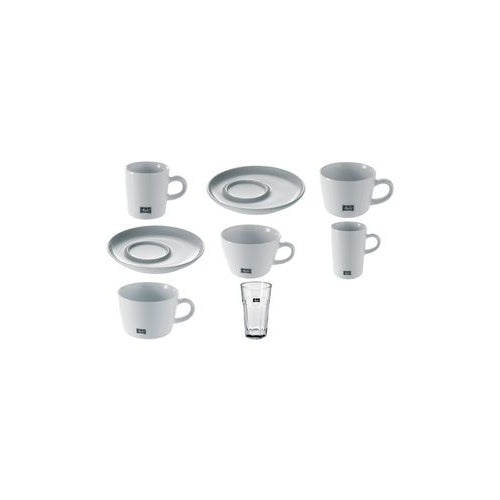 Melitta Espresso-Tasse "M-Cups", weiß, 80 ml aus Porzellan, Höhe: 62 mm, mit Henkel - 6 Stück (18903) afbeelding 1