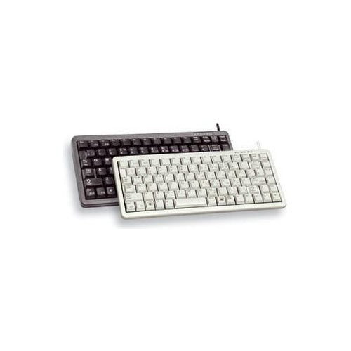 CHERRY G84-4100 Compact Keyboard - Tastatur - PS/2, USB - Englisch - Hellgrau afbeelding 1