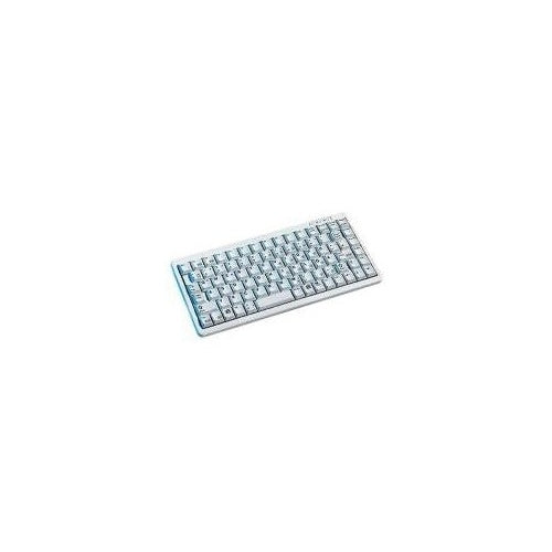 CHERRY Compact-Keyboard G84-4100 - Tastatur - USB - Schweiz - Hellgrau (G84-4100LCMCH-0) afbeelding 1