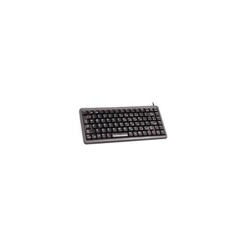 CHERRY Compact-Keyboard G84-4100 - Tastatur - PS/2, USB - Deutsch - Schwarz afbeelding 1