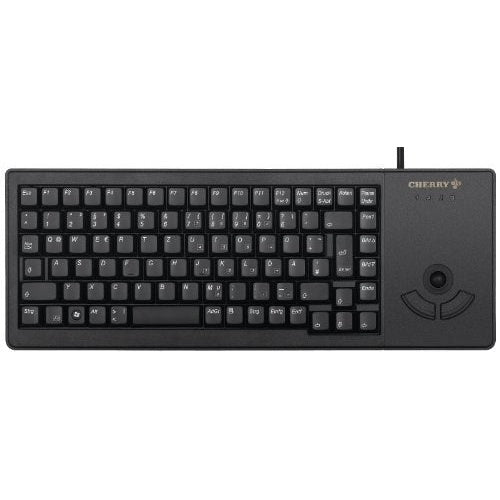 Cherry XS Trackball Keyboard G84-5400 - Tastatur - USB - 89 Tasten - Trackball - Schwarz - Deutschland (G84-5400LUMDE-2) afbeelding 4