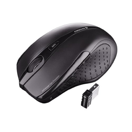 Cherry MW 3000 - Maus - Infrarot - 5 Taste(n) - drahtlos - 2,4 GHz - kabelloser Empfänger (USB) - Schwarz (JW-T0100) afbeelding 4