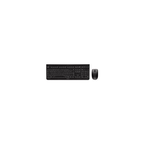 CHERRY DW 3000 - Tastatur-und-Maus-Set - kabellos - 2.4 GHz - Englisch (USA) mit EURO-Symbol - Schwarz afbeelding 1