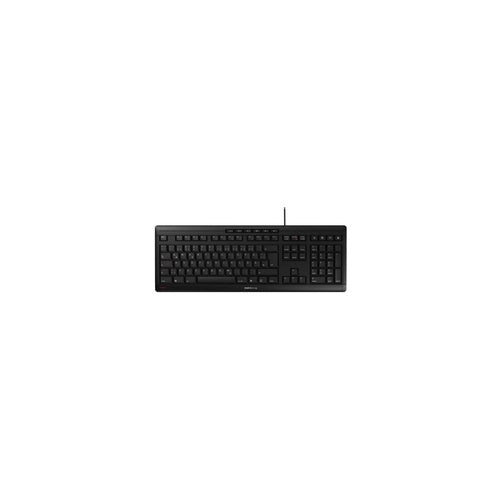 CHERRY STREAM - Tastatur - USB - Englisch (USA) mit EURO-Symbol - Schlüsselschalter: CHERRY SX - Schwarz (JK-8500EU-2) afbeelding 1