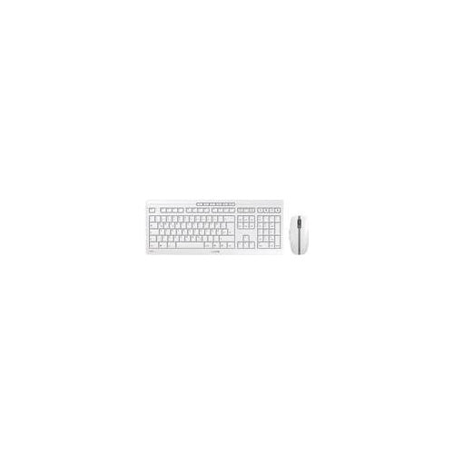 CHERRY STREAM DESKTOP - Tastatur-und-Maus-Set - kabellos - 2.4 GHz - US mit Euro-Symbol - Tastenschalter: CHERRY SX - Pale Gray afbeelding 1