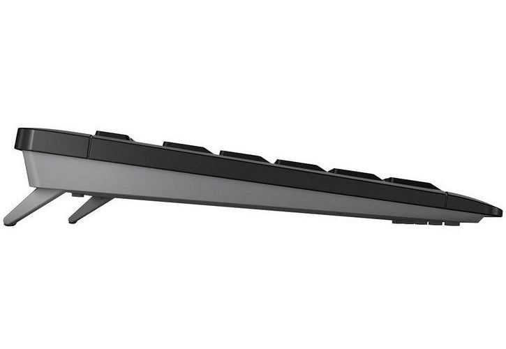 CHERRY STREAM - Tastatur - kabellos - 2.4 GHz - QWERTZ - Deutsch - Tastenschalter: CHERRY SX - Schwarz afbeelding 1