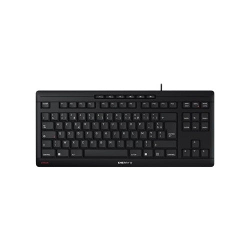 CHERRY STREAM KEYBOARD TKL - Tastatur - USB - US mit Euro-Symbol - Tastenschalter: CHERRY SX - Schwarz afbeelding 1