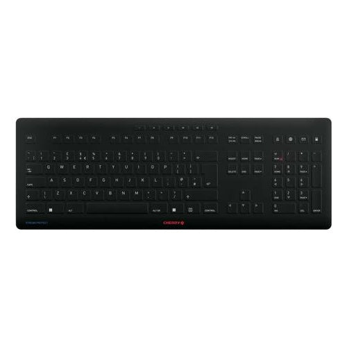 CHERRY TAS STREAM PROTECT KEYBOARD Wireless GB-Layout sw (JK-8552GB-2) afbeelding 1