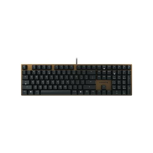CHERRY KC 200 MX - Tastatur - USB - QWERTY - US mit Euro-Symbol - Tastenschalter: CHERRY MX2A Silent Red - Schwarz - plastikfreie Verpackung (G80-3950LHBEU-2) afbeelding 1