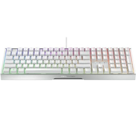 CHERRY XTRFY MX 3,1 - Tastatur - 100% - full size - Hintergrundbeleuchtung - USB-C - QWERTZ - Deutsch - Tastenschalter: CHERRY MX2A Red - weiß (G80-3890LJADE-0) afbeelding 1