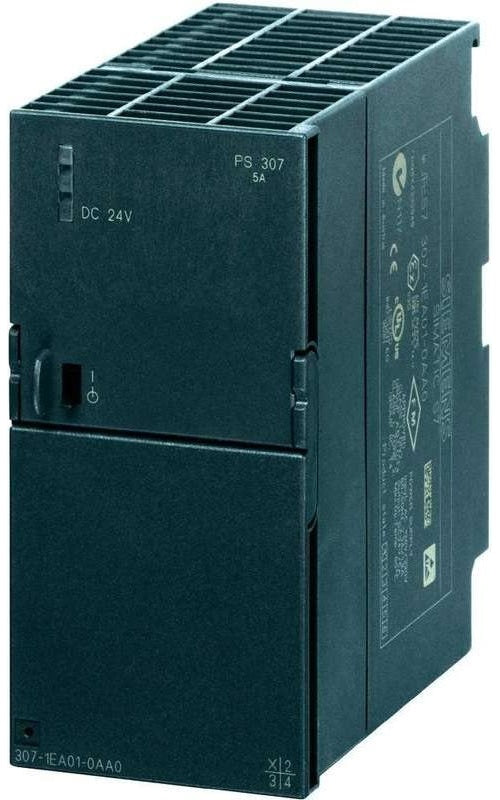 Siemens | Power Supply Transformer | 6ES7307-1EA01-0AA0 - Industrial Control Module | Black afbeelding 1
