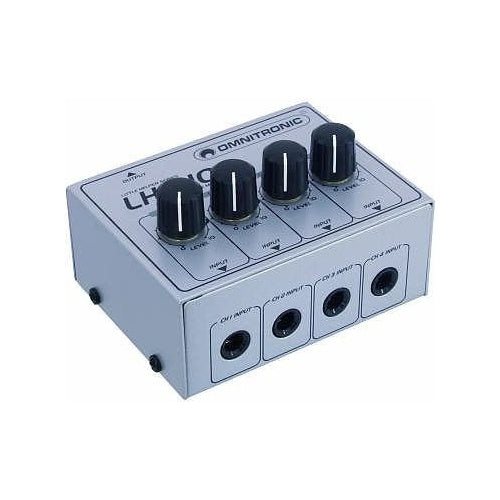 Omnitronic LH-010 4 Kanäle 20 - 20000 Hz Silber (10355010) afbeelding 1
