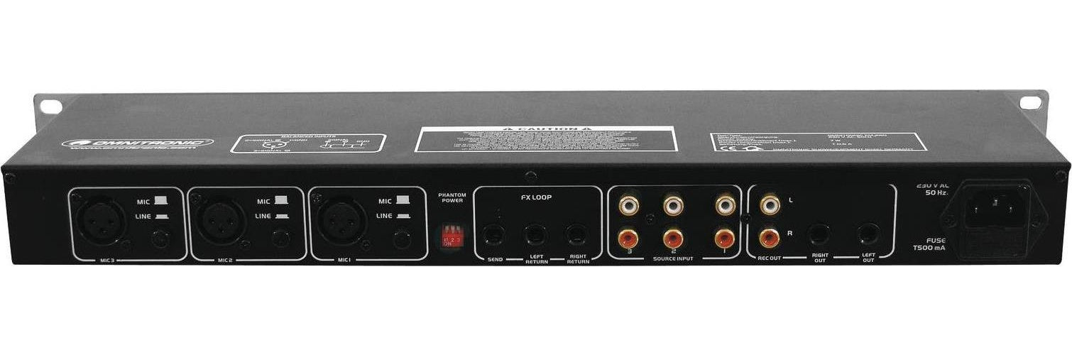 Omnitronic EM-260 - 6 channels - 69 dB - 0,025% - 35 W - 2,2 kg - 482 x 123 x 43 mm (10007075) afbeelding 1