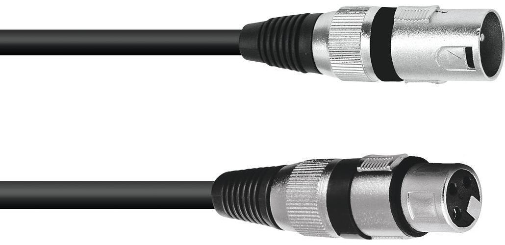 Omnitronic 3022058N XLR Verbindungskabel [1x XLR-Stecker 3 polig - 1x XLR-Buchse 3 polig] 20.00 m Schwarz (3022058N) afbeelding 1