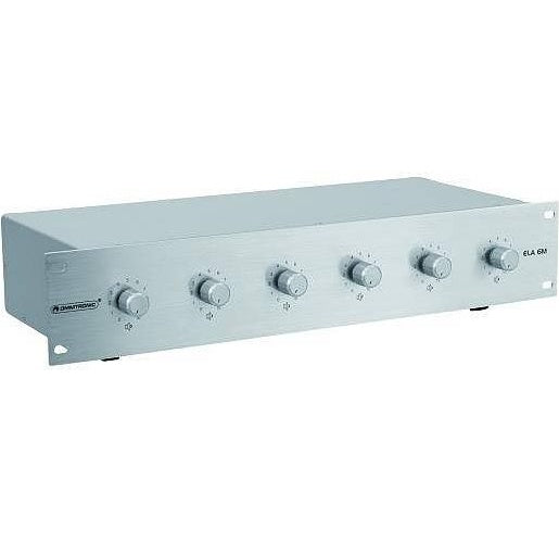 Omnitronic ELA 6M-Zonen LS-Regler 5W si (80711328) afbeelding 1