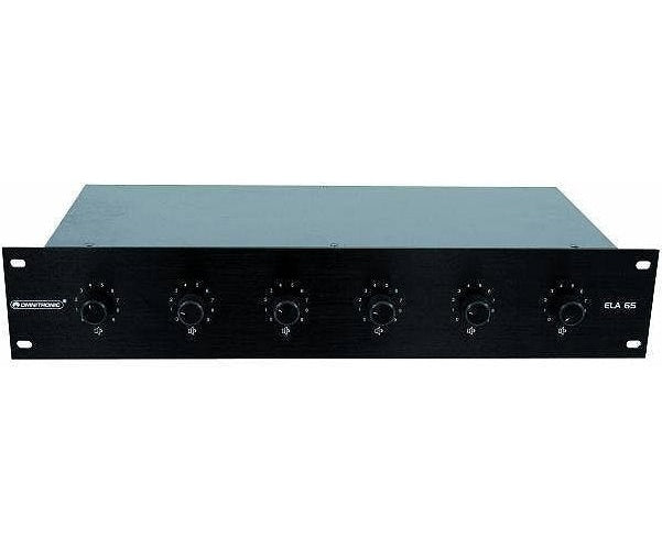 Omnitronic ELA 6S-Zonen LS-Regler 45W sw (80711339) afbeelding 1