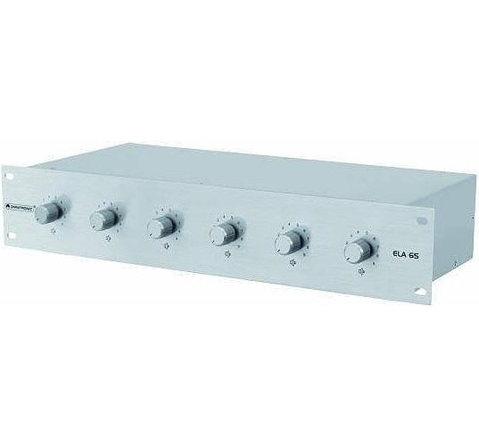 Omnitronic ELA 6S-Zonen LS-Regler 10W si (80711343) afbeelding 1