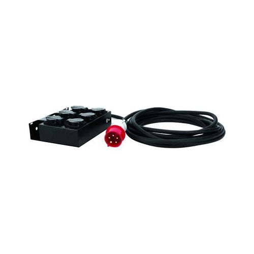 Eurolite SB-65 Stromverteiler 7,5m + CEE (30248300) afbeelding 1