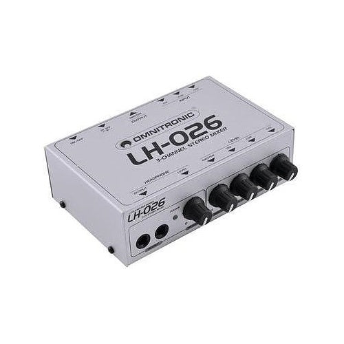 Omnitronic 10355026 Audio-Mixer 3 Kanäle 20 - 20000 Hz Weiß (10355026) afbeelding 1