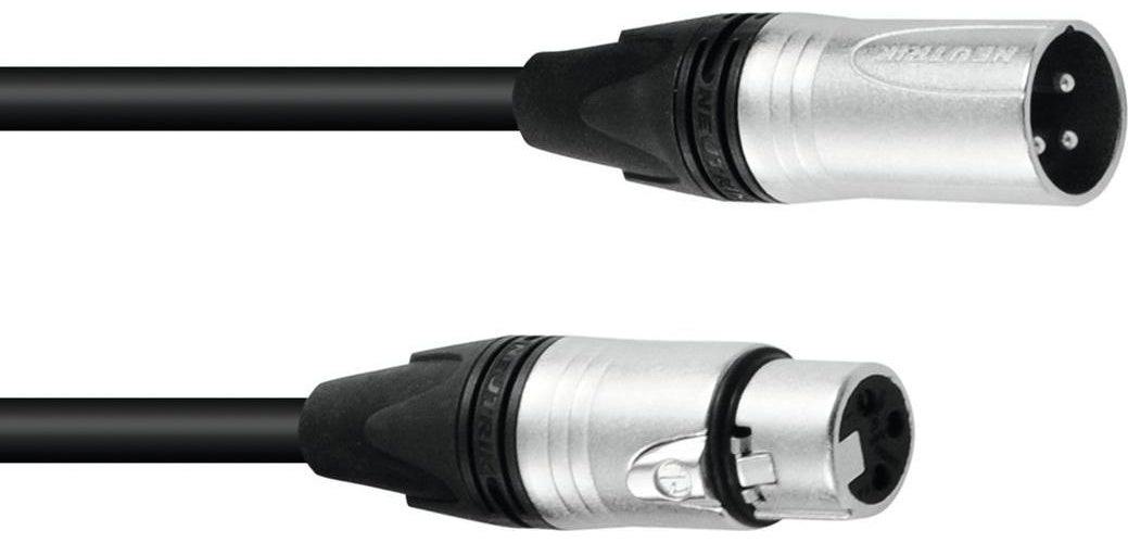 PSSO DMX Kabel XLR 3pol 10m sw Neutrik (30227814) afbeelding 1