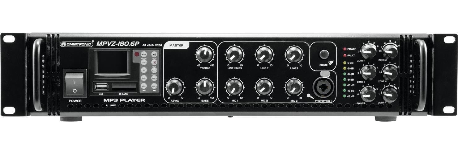 OMNITRONIC MPVZ-180.6P Mischverstärker (80709782) afbeelding 1