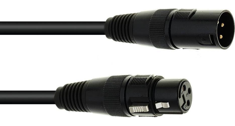 EUROLITE DMX Kabel XLR 3pol 15m sw (3022785Q) afbeelding 1
