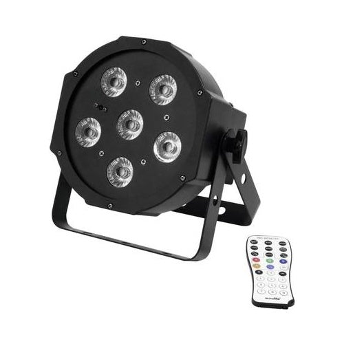 Eurolite SLS-603 LED-PAR-Scheinwerfer Anzahl LEDs: 6 x 3 W Schwarz (51915358) afbeelding 1
