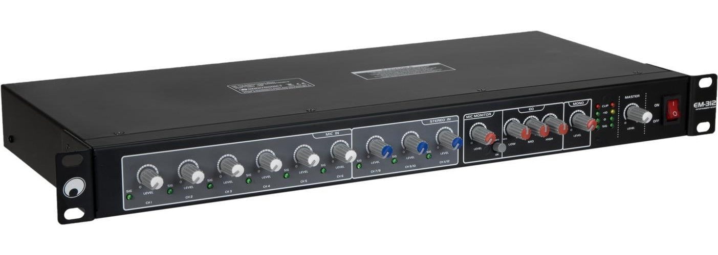 OMNITRONIC EM-312 Entertainment-Mixer (10007077) afbeelding 1