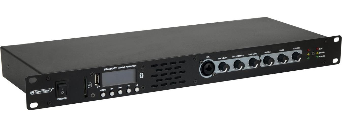 OMNITRONIC EPA-100BT Mischverstärker (10007078) afbeelding 1