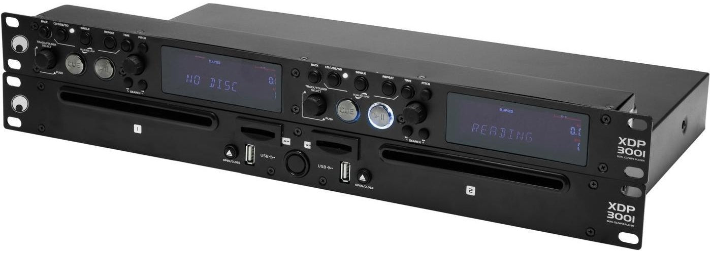 Omnitronic XDP-3001 DJ Doppel CD MP3 Player (11046053) afbeelding 1