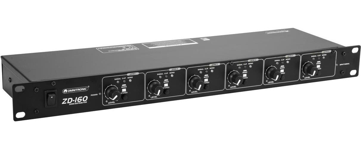 OMNITRONIC ZD-160B Zonen-Verteiler (10304106) afbeelding 1