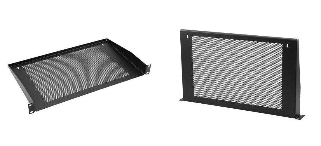 ACCESSORY Rackboden 1HE mit Lüftungslöchern (30100845) afbeelding 1