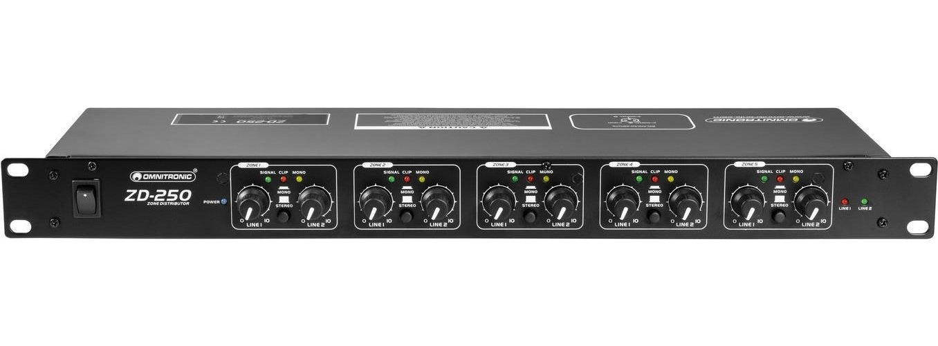 OMNITRONIC ZD-250B Zonen-Verteiler (10304111) afbeelding 1