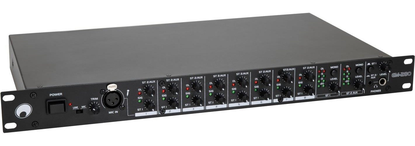OMNITRONIC EM-280 Entertainment-Mixer (10007097) afbeelding 1