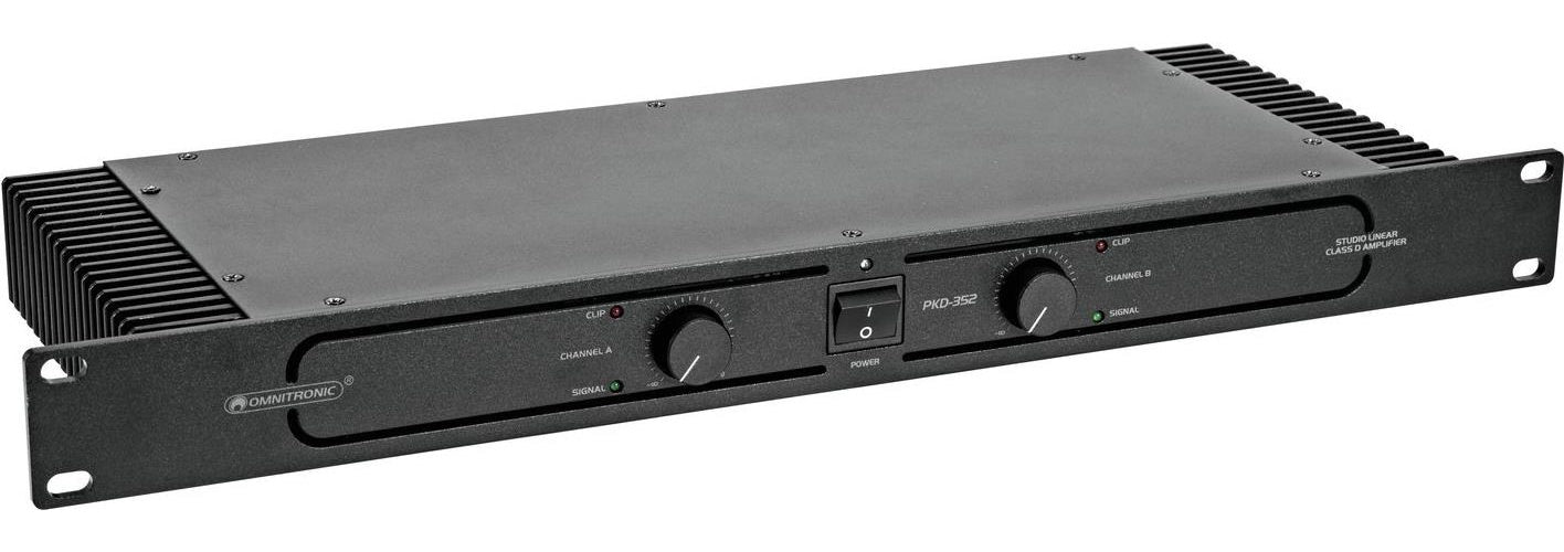 OMNITRONIC PKD-352 Class-D Studioverstärker (10451616) afbeelding 1