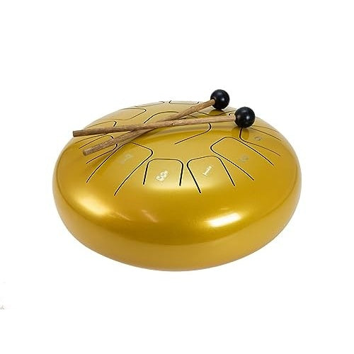 DIMAVERY TD-12, Steel Tongue Drum, gold (26058337) afbeelding 1