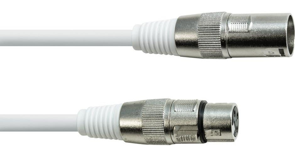 EUROLITE DMX Kabel XLR 3pol 10m weiß (30227946) afbeelding 1