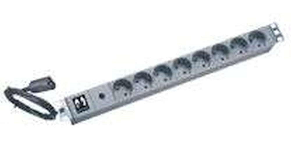 Online USV - Steckdosenleiste (Rack - einbaufähig) - 8 Ausgangsstecker - 1U - 48,3 cm (19") (KG10A8SCH-RACK) afbeelding 1
