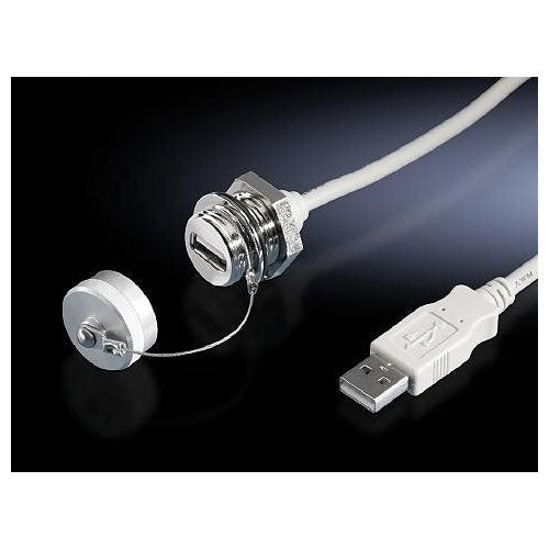 Rittal - USB-Verlängerungskabel - USB (W) bis USB (M) - 2 m afbeelding 1